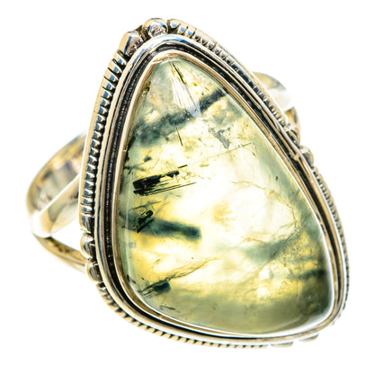 Prehnite Rings handcrafted by Ana Silver Co - RING82516
