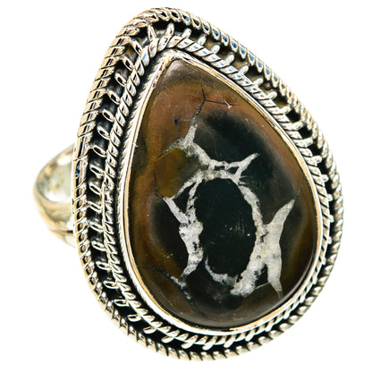 Septarian Geode Rings handcrafted by Ana Silver Co - RING82522 - Photo 2