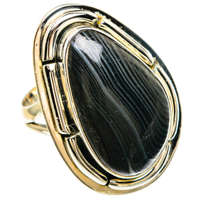 Psilomelane Rings handcrafted by Ana Silver Co - RING82528