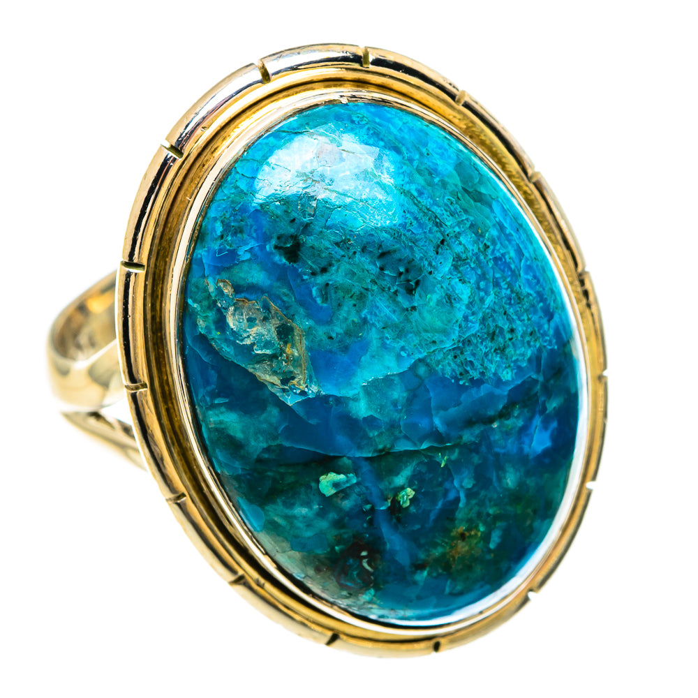 Chrysocolla Rings handcrafted by Ana Silver Co - RING82535