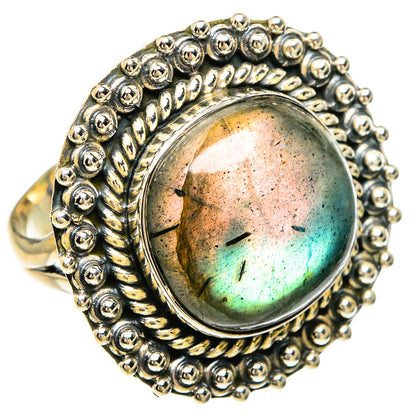 Labradorite Rings handcrafted by Ana Silver Co - RING82542
