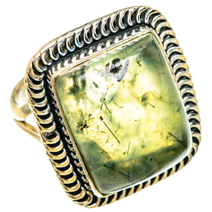 Prehnite Rings handcrafted by Ana Silver Co - RING82544