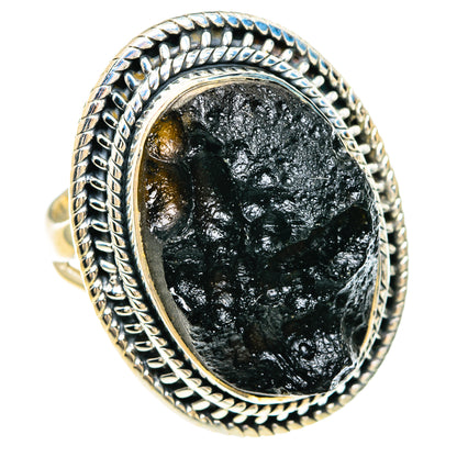 Tektite Rings handcrafted by Ana Silver Co - RING82556 - Photo 2