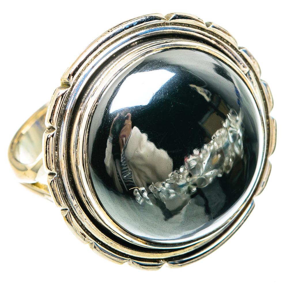 Hematite Rings handcrafted by Ana Silver Co - RING82562