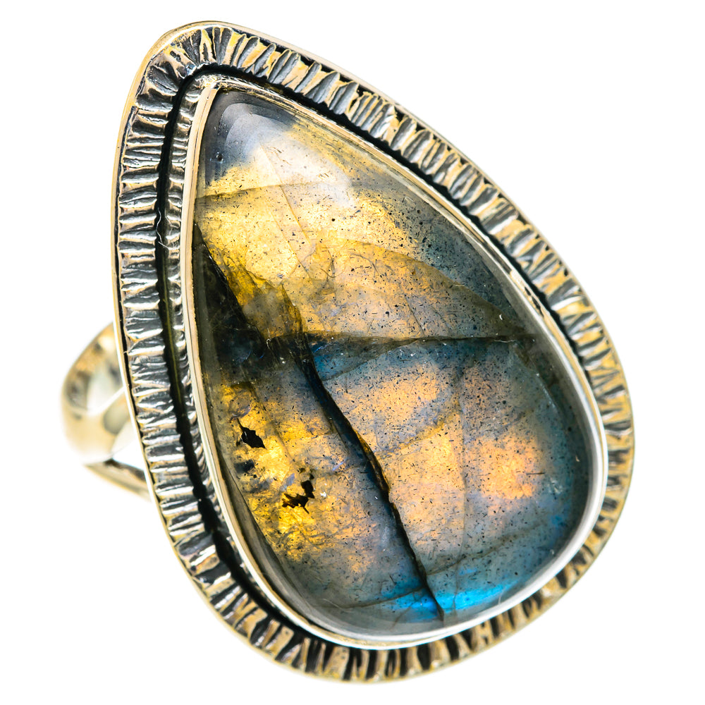 Labradorite Rings handcrafted by Ana Silver Co - RING82568