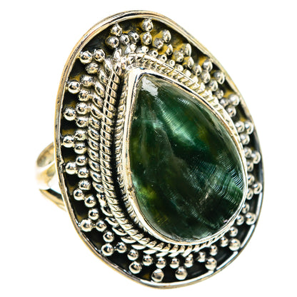 Seraphinite Rings handcrafted by Ana Silver Co - RING82576