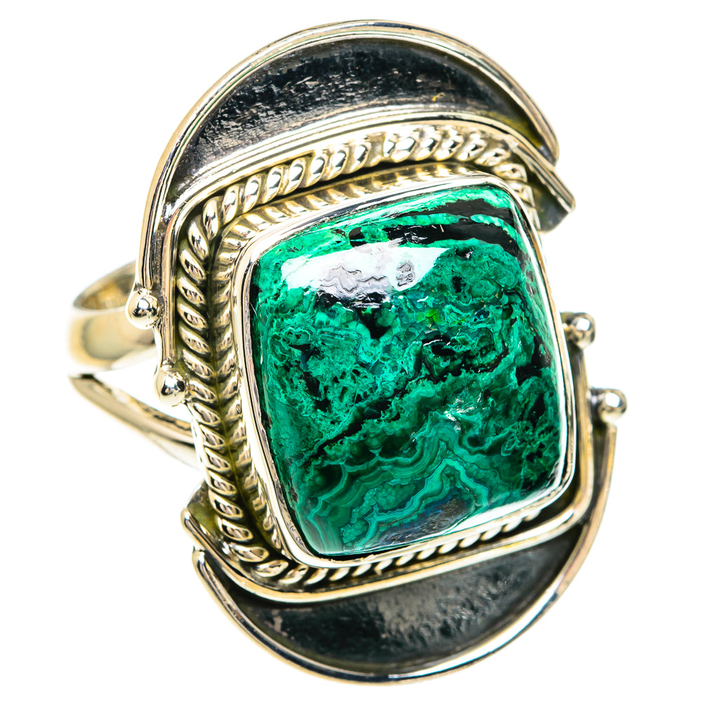 Chrysocolla Rings handcrafted by Ana Silver Co - RING82577