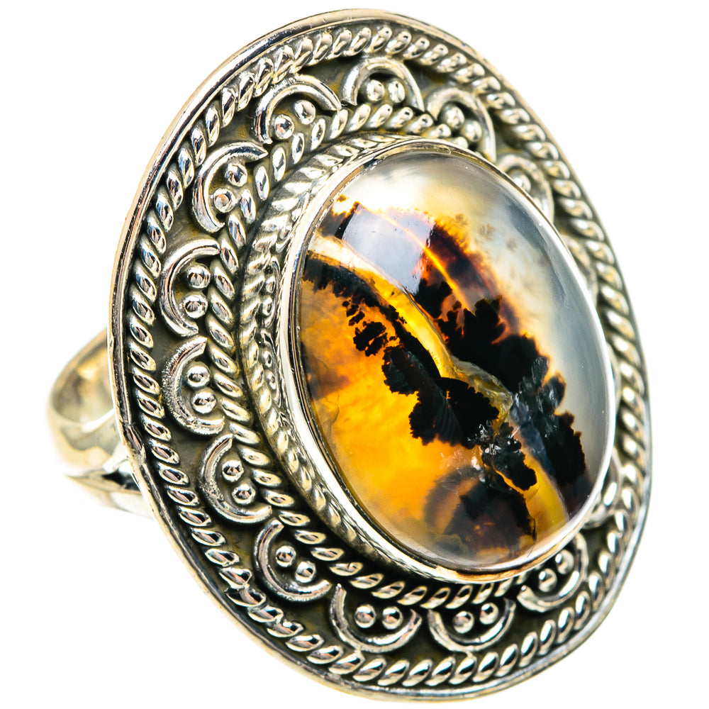 Montana Agate Rings handcrafted by Ana Silver Co - RING82579