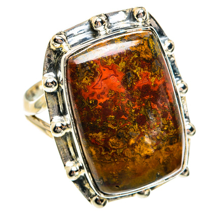 Moroccan Agate Rings handcrafted by Ana Silver Co - RING82581