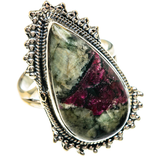 Russian Eudialyte Rings handcrafted by Ana Silver Co - RING82594
