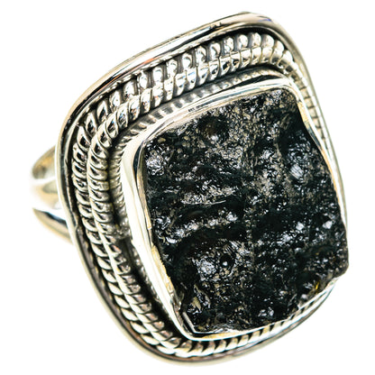 Tektite Rings handcrafted by Ana Silver Co - RING82596 - Photo 2