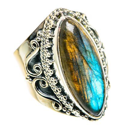 Labradorite Rings handcrafted by Ana Silver Co - RING82606
