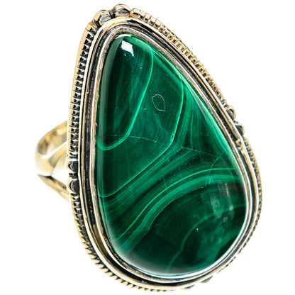 Malachite Rings handcrafted by Ana Silver Co - RING82612