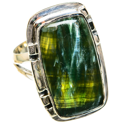 Seraphinite Rings handcrafted by Ana Silver Co - RING82613