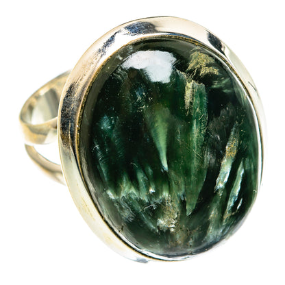 Seraphinite Rings handcrafted by Ana Silver Co - RING82616