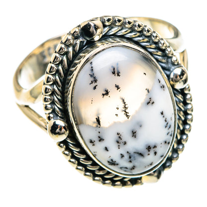 Dendritic Opal Rings handcrafted by Ana Silver Co - RING82628