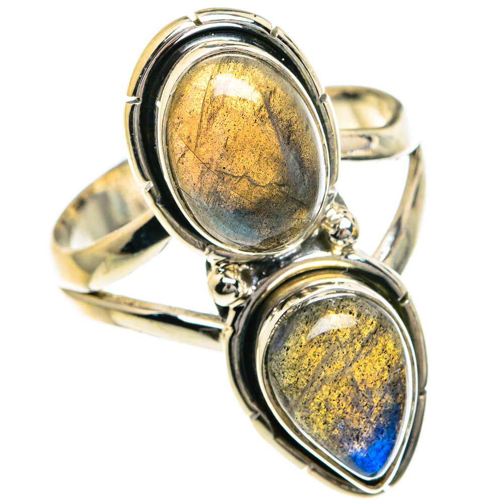 Labradorite Rings handcrafted by Ana Silver Co - RING82638