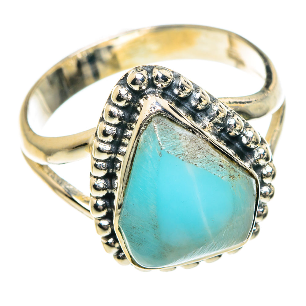 Larimar Rings handcrafted by Ana Silver Co - RING82639