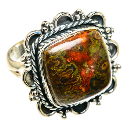 Moroccan Agate Rings handcrafted by Ana Silver Co - RING82648