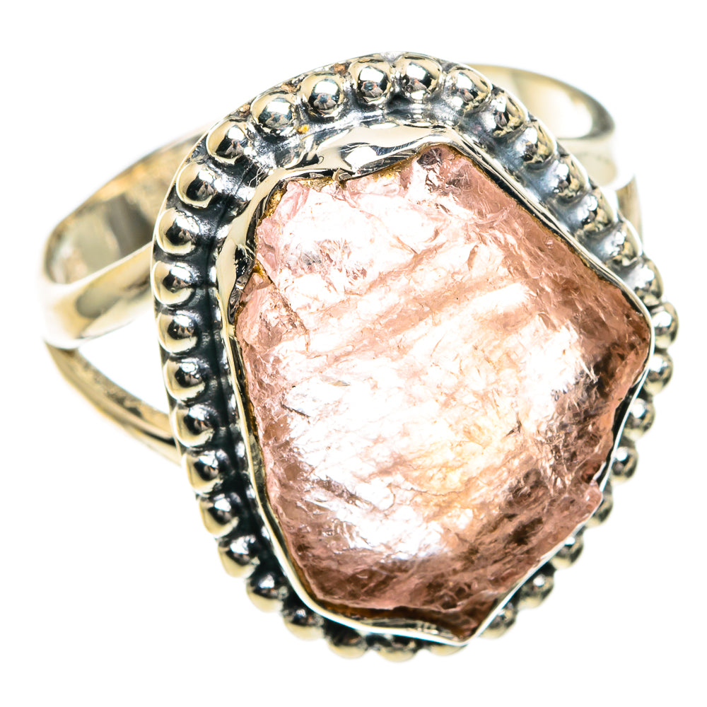 Rose Quartz Rings handcrafted by Ana Silver Co - RING82652