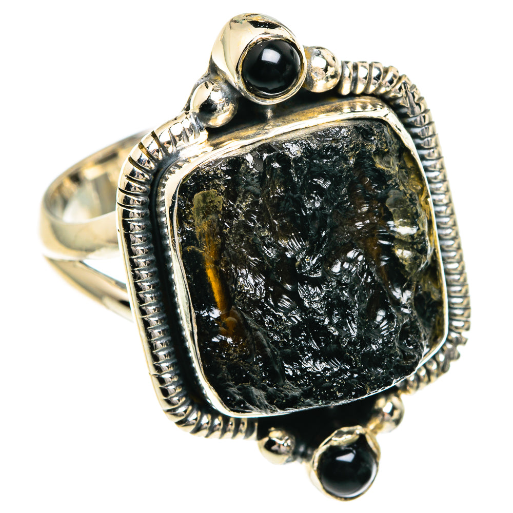Tektite Rings handcrafted by Ana Silver Co - RING82656