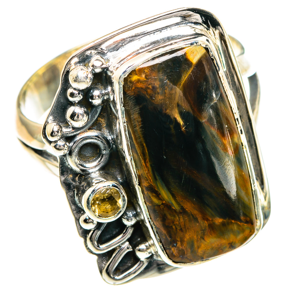 Pietersite Rings handcrafted by Ana Silver Co - RING82657