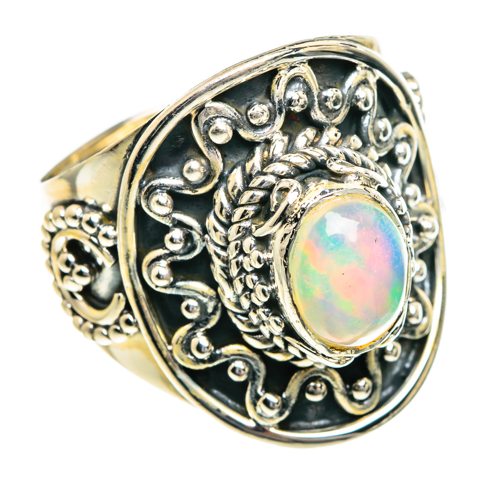 Ethiopian Opal Rings handcrafted by Ana Silver Co - RING82665