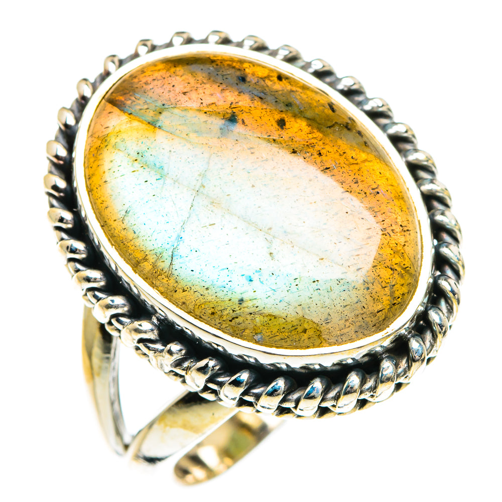 Labradorite Rings handcrafted by Ana Silver Co - RING82671