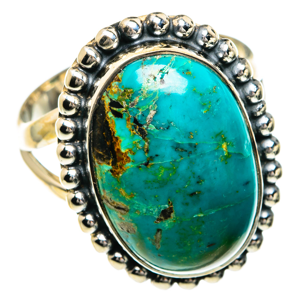 Chrysocolla Rings handcrafted by Ana Silver Co - RING82673