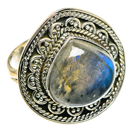 Labradorite Rings handcrafted by Ana Silver Co - RING82674