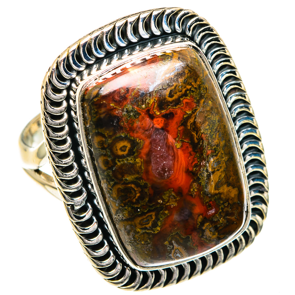 Ocean Jasper Rings handcrafted by Ana Silver Co - RING82683 - Photo 2