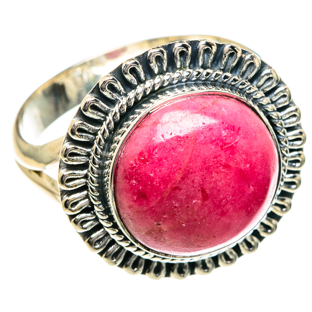 Rhodochrosite Rings handcrafted by Ana Silver Co - RING82684
