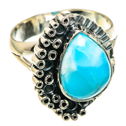 Larimar Rings handcrafted by Ana Silver Co - RING82705