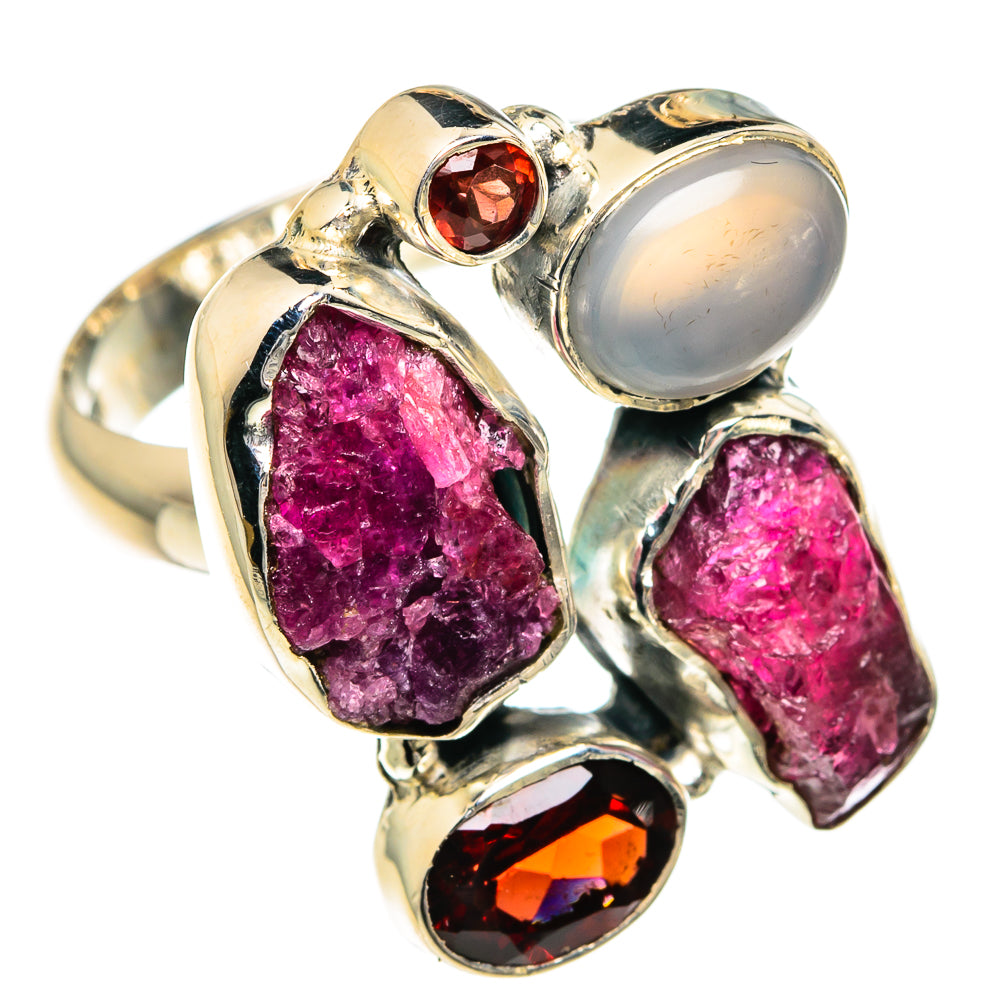 Pink Tourmaline Rings handcrafted by Ana Silver Co - RING82717