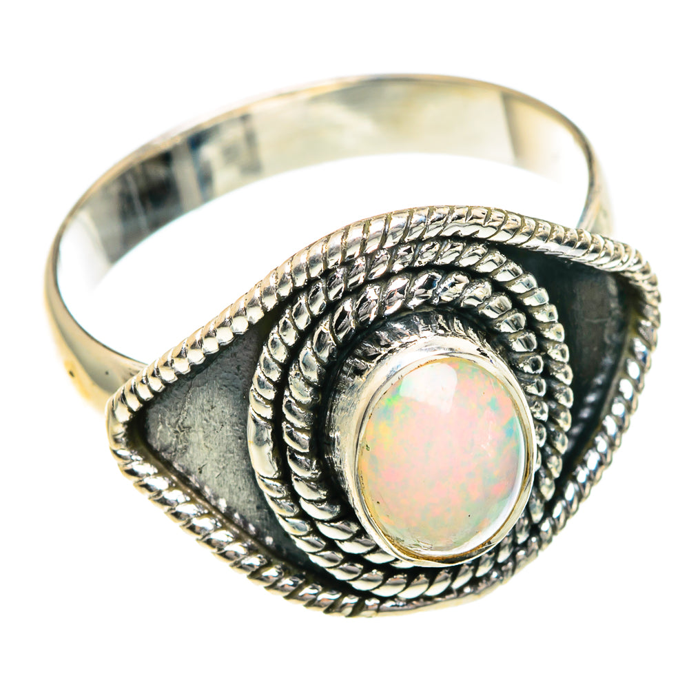Ethiopian Opal Rings handcrafted by Ana Silver Co - RING82726