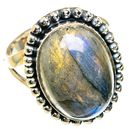 Labradorite Rings handcrafted by Ana Silver Co - RING82728