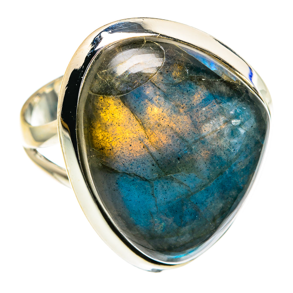 Labradorite Rings handcrafted by Ana Silver Co - RING82760