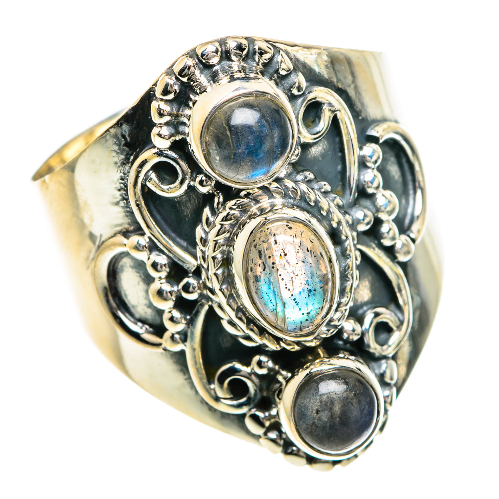 Labradorite Rings handcrafted by Ana Silver Co - RING82761