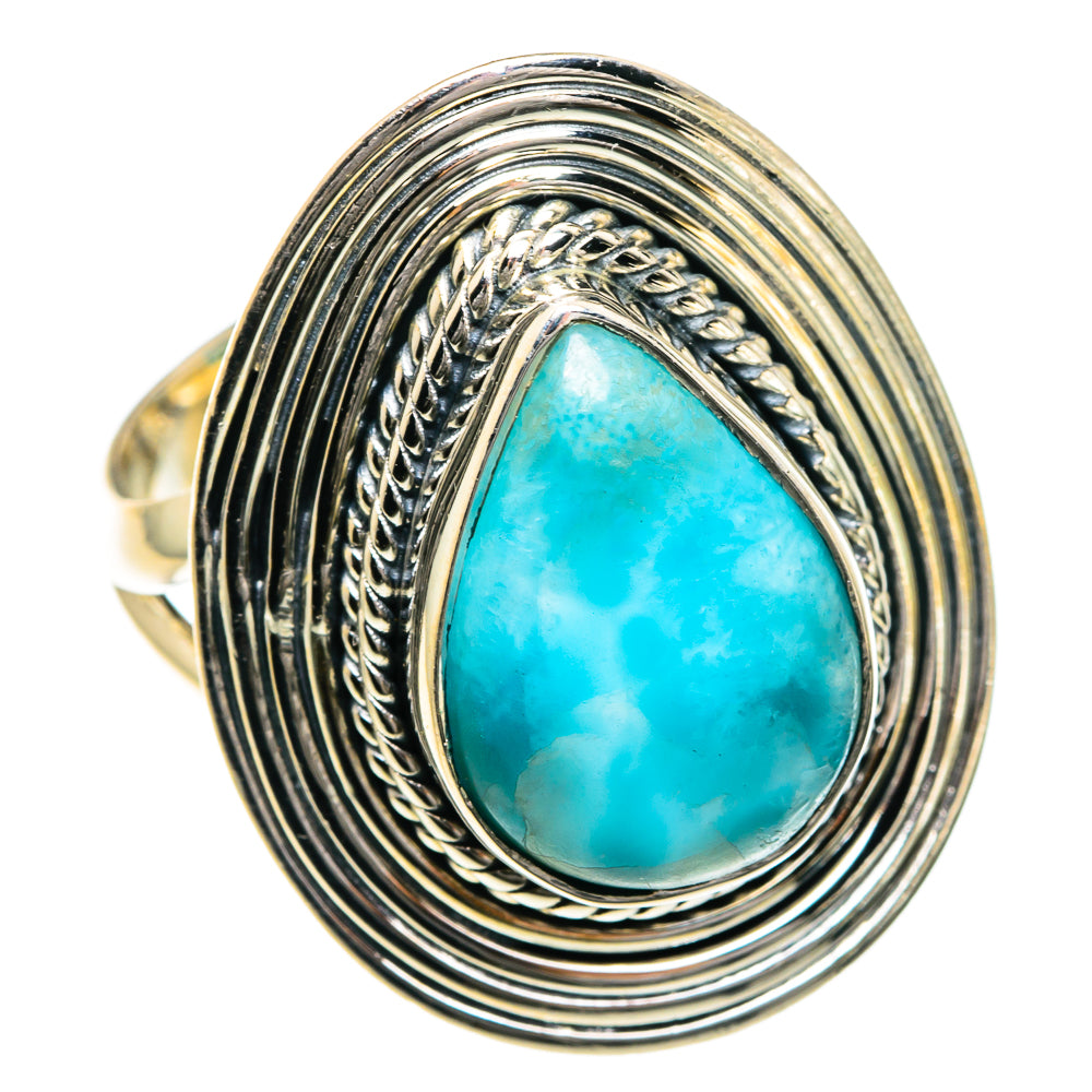 Larimar Rings handcrafted by Ana Silver Co - RING82762