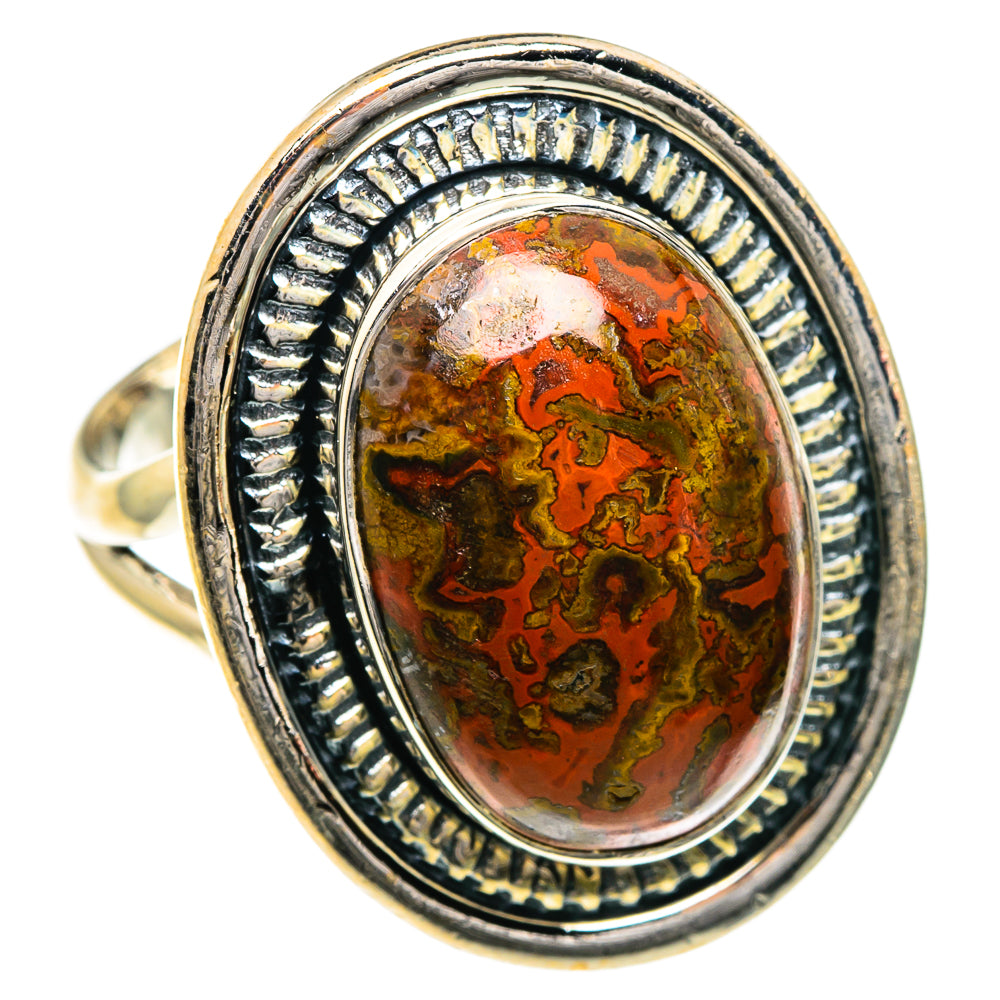 Moroccan Agate Rings handcrafted by Ana Silver Co - RING82765