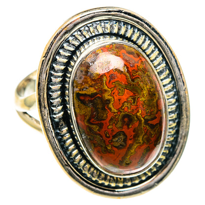 Moroccan Agate Rings handcrafted by Ana Silver Co - RING82765