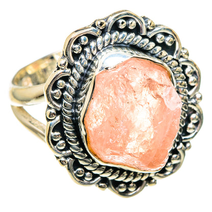 Rose Quartz Rings handcrafted by Ana Silver Co - RING82769