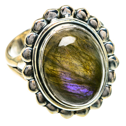 Labradorite Rings handcrafted by Ana Silver Co - RING82771