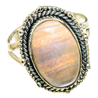 Blue Lace Agate Rings handcrafted by Ana Silver Co - RING82777