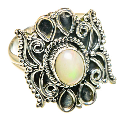 Ethiopian Opal Rings handcrafted by Ana Silver Co - RING82783