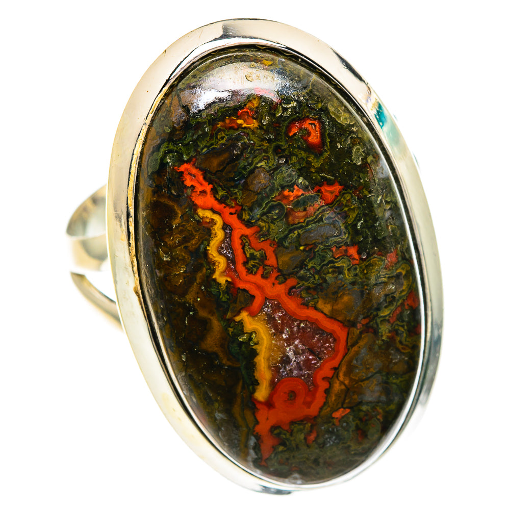 Moroccan Agate Rings handcrafted by Ana Silver Co - RING82796