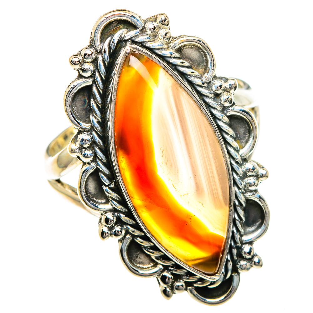 Montana Agate Rings handcrafted by Ana Silver Co - RING82800