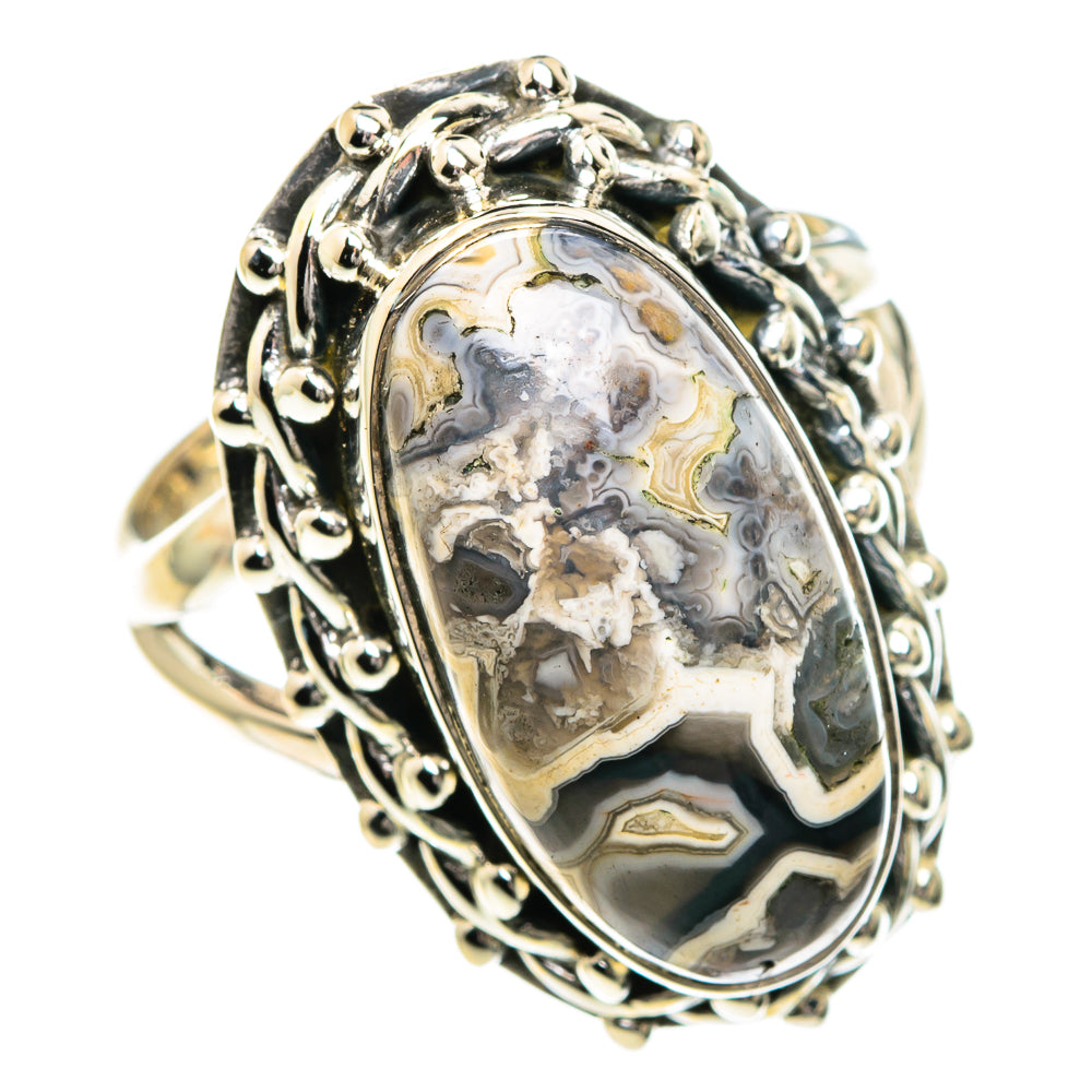 Ocean Jasper Rings handcrafted by Ana Silver Co - RING82802