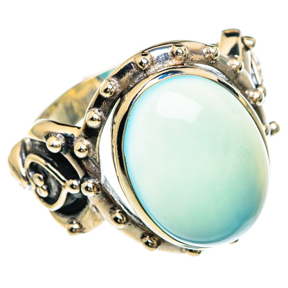 Aqua Chalcedony Rings handcrafted by Ana Silver Co - RING82821