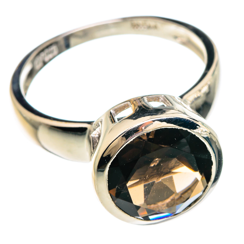 Smoky Quartz Rings handcrafted by Ana Silver Co - RING82826
